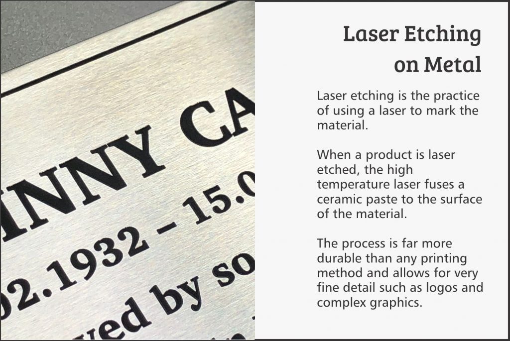 Engraving Example - Laser Etching on Metal
